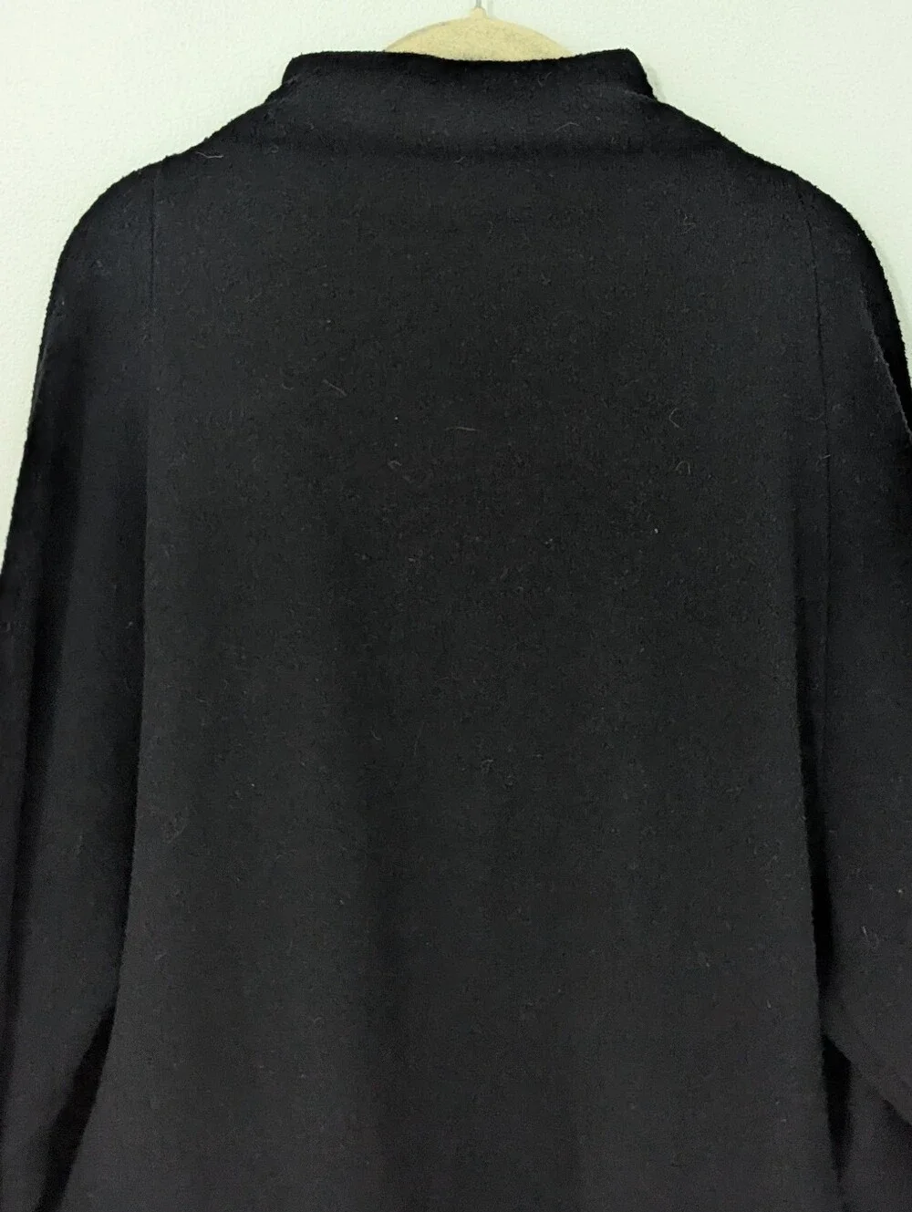 Free People FP Beach Mock Neck Oversized Sweater Tunic Knit Black Small S